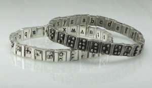 braille alphabet bracelet